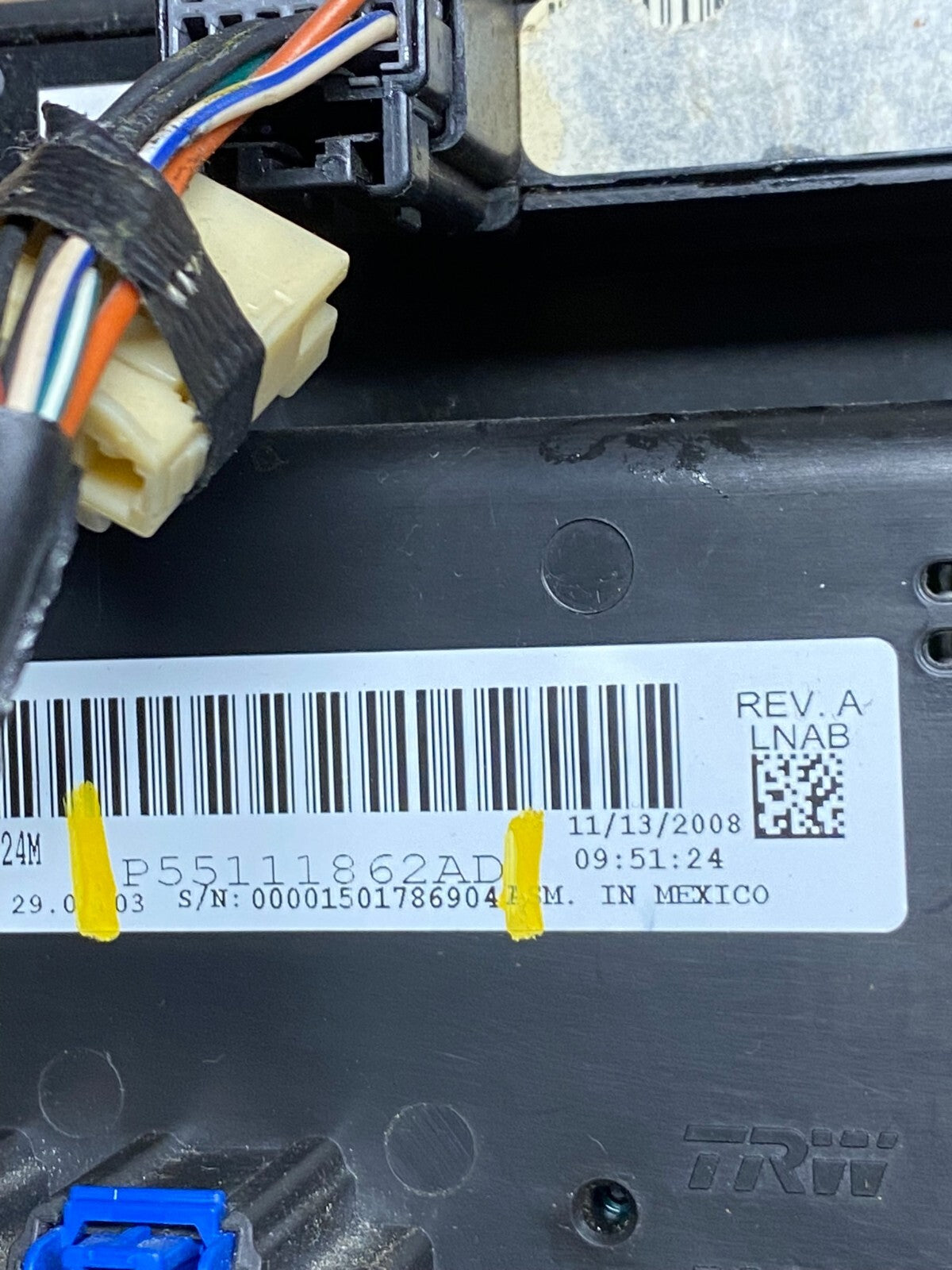 2009 2010 2011 Volkswagen Routan Ac Heater Climate Control P55111862ad F1373 DG16