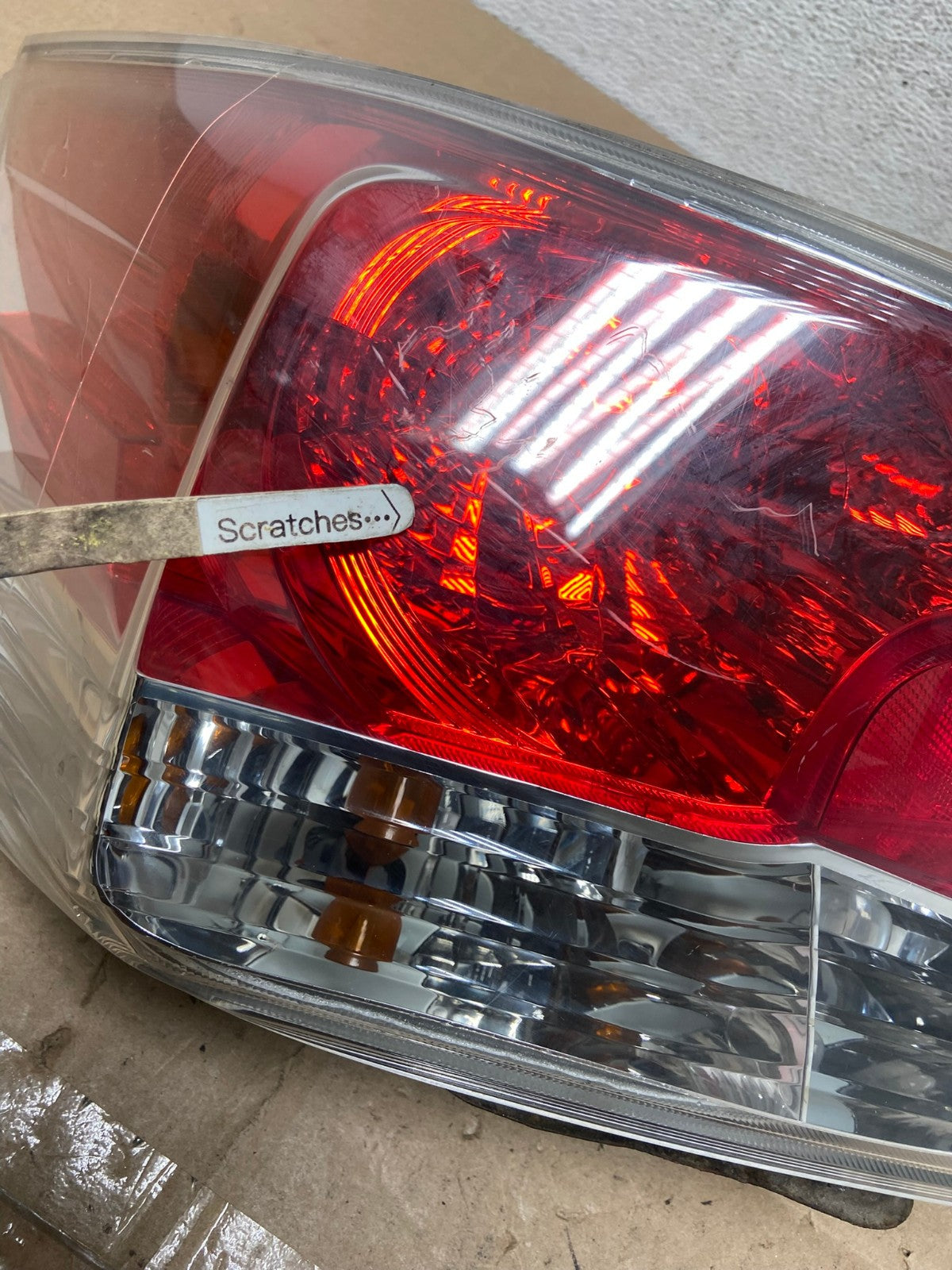 2008 to 2012 Honda Accord Sedan Tail light Left Driver LH Side AE6091 LK3