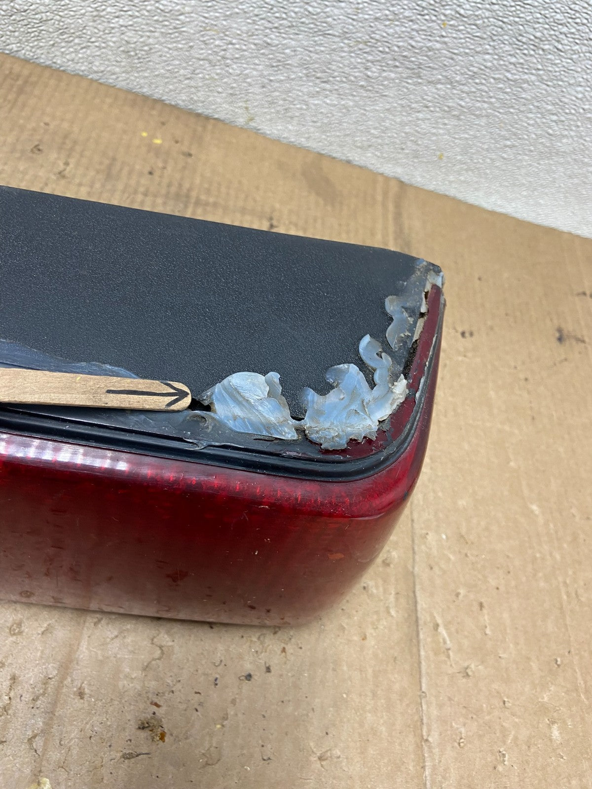 1987 to 1993 Ford Mustang Foxbody LX Tail Light Lens Passenger Side OEM AA71814