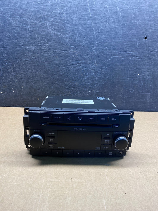 2007-2012 Chrysler Dodge Jeep Ram Radio CD MP3 AUX Receiver AH1875 DG0