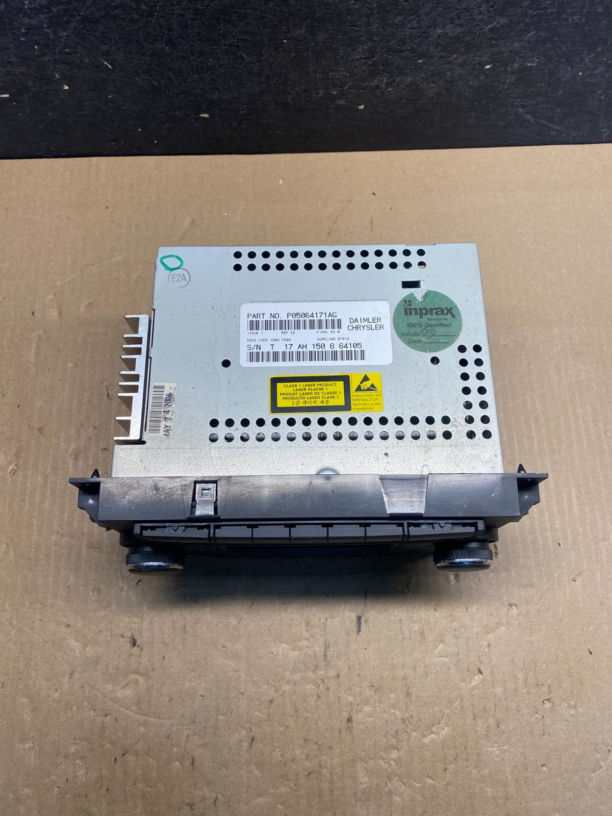 2005-2009 Chrysler Dodge Jeep Ram Radio CD MP3 AUX Receiver AG1891 DG3