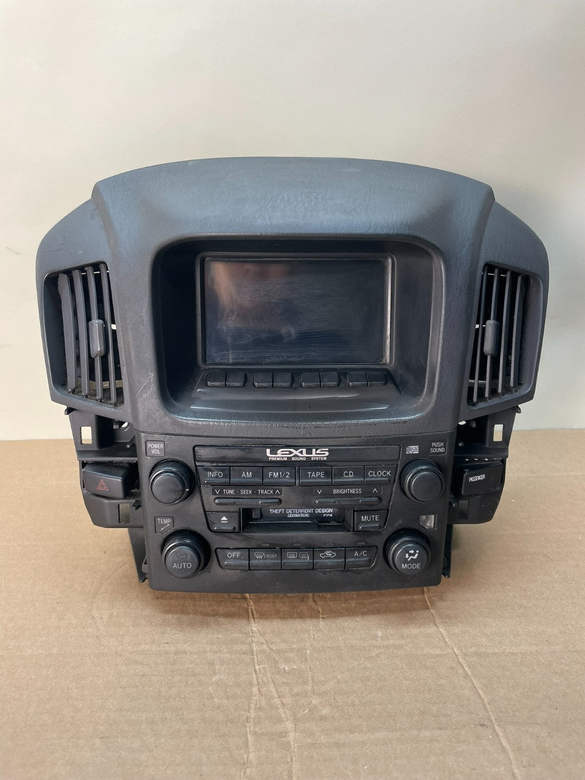 2001 to 2003 Lexus Rx300 Radio Receiver Head Screen Bezel Surround AI0524 DG0