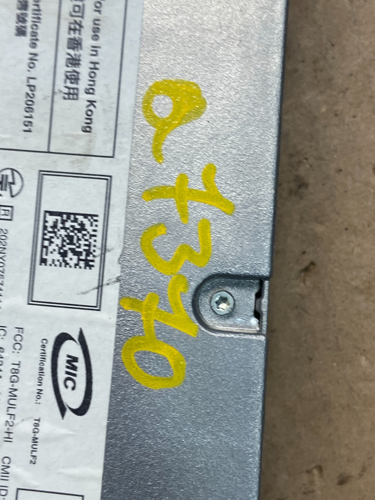 2007 to 2011 Bmw Bluetooth  Control Module Computer Telematics OEM Q7370 DG7