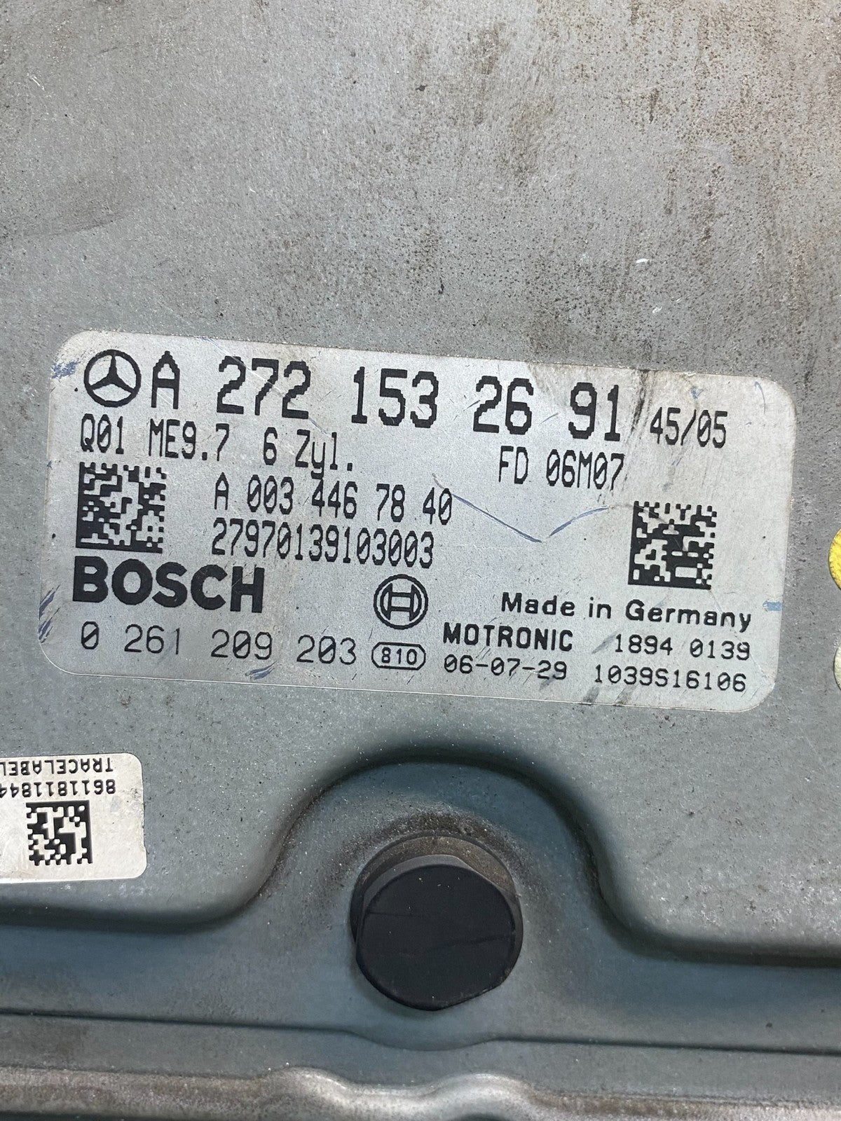 2006 to 2009 Mercedes 3.5L ECU E350 ML350 R350 Engine Computer Module ad9951 DG2