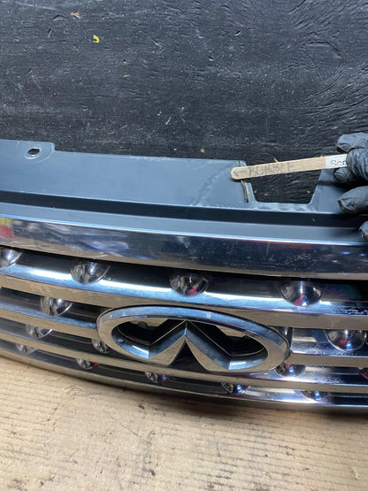 2006 2007 2008 Infiniti Fx35 Front Upper Grill Grille W/ Emblem OEM V9463 DG6