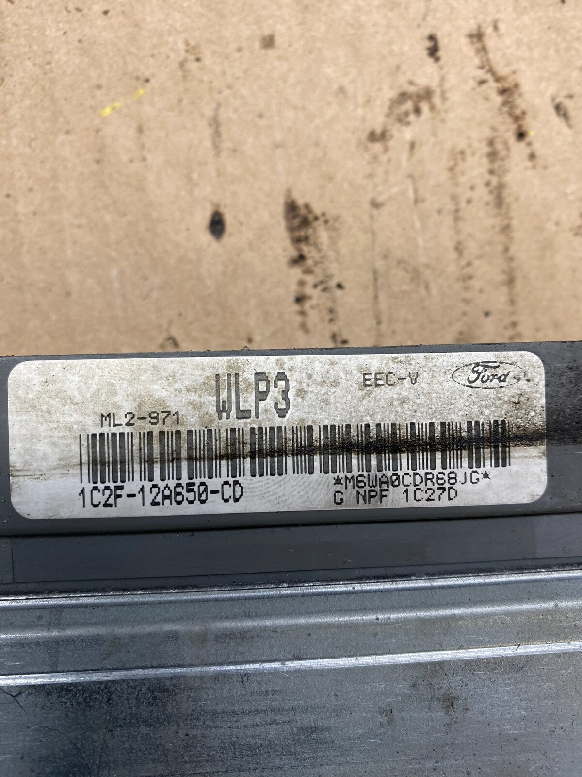2000 Ford Van E150 E250 4.2L Engine Control Module 1C2F-12A650-CD C6551 PS3