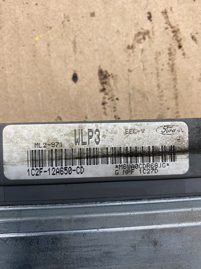 2000 Ford Van E150 E250 4.2L Engine Control Module 1C2F-12A650-CD C6551 PS3
