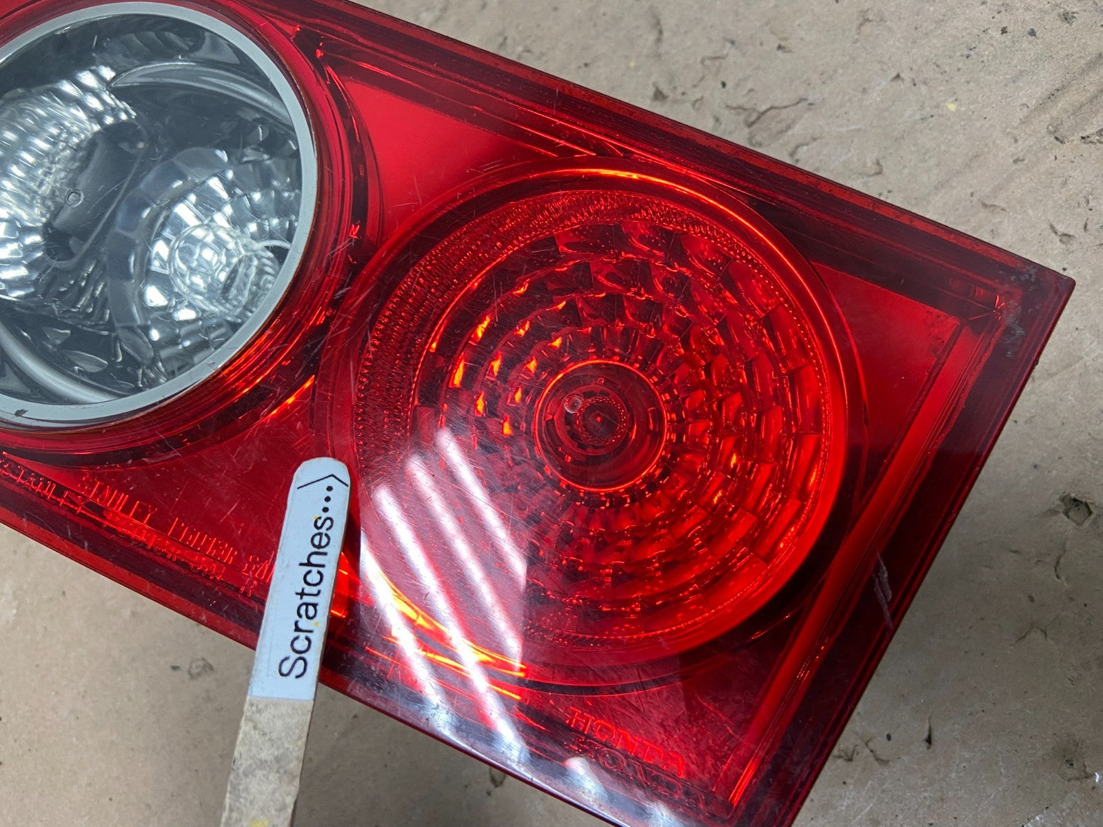 2006 to 2008 Acura TSX Right Passenger Rh Tail Light inner Oem AB0879 LK3