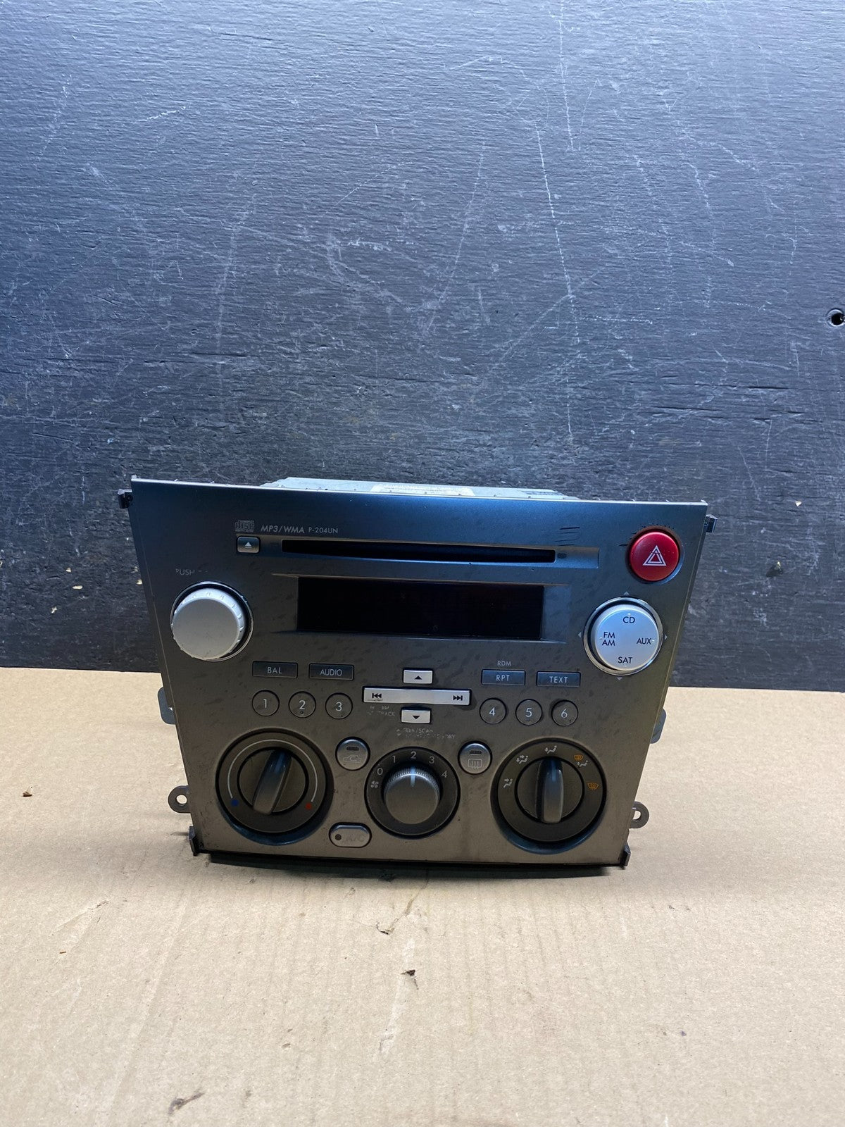 2007 - 2009 Subaru Legacy Outback Audi Radio CD Player ah7409 DG0