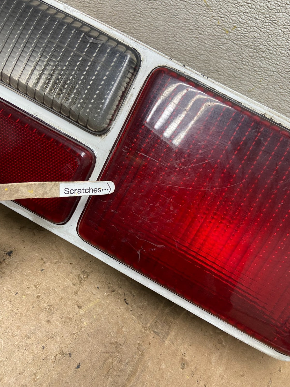 1987 to 1993 Ford Mustang Foxbody LX Tail Light Lens Passenger Side OEM AA71333