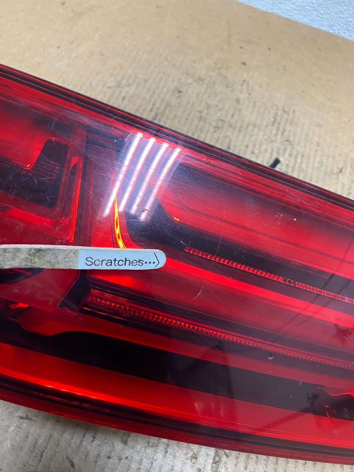 2017 2018 2019 Audi Q7 Left Driver Lh Side LED Tail Light ae1476 DG3