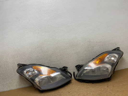 Sedan 2007 2008 2009 Nissan Altima Left+Right Set Headlights V8295 DW0