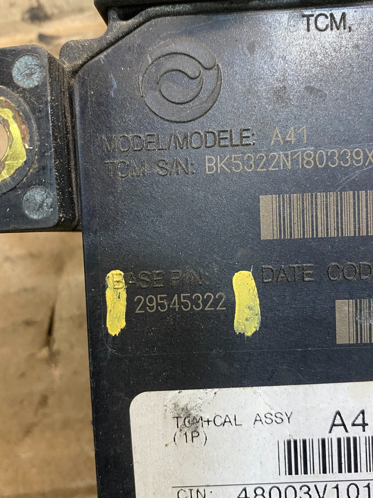 Allison Transmission Control Module 29545322 aa3257 DG2