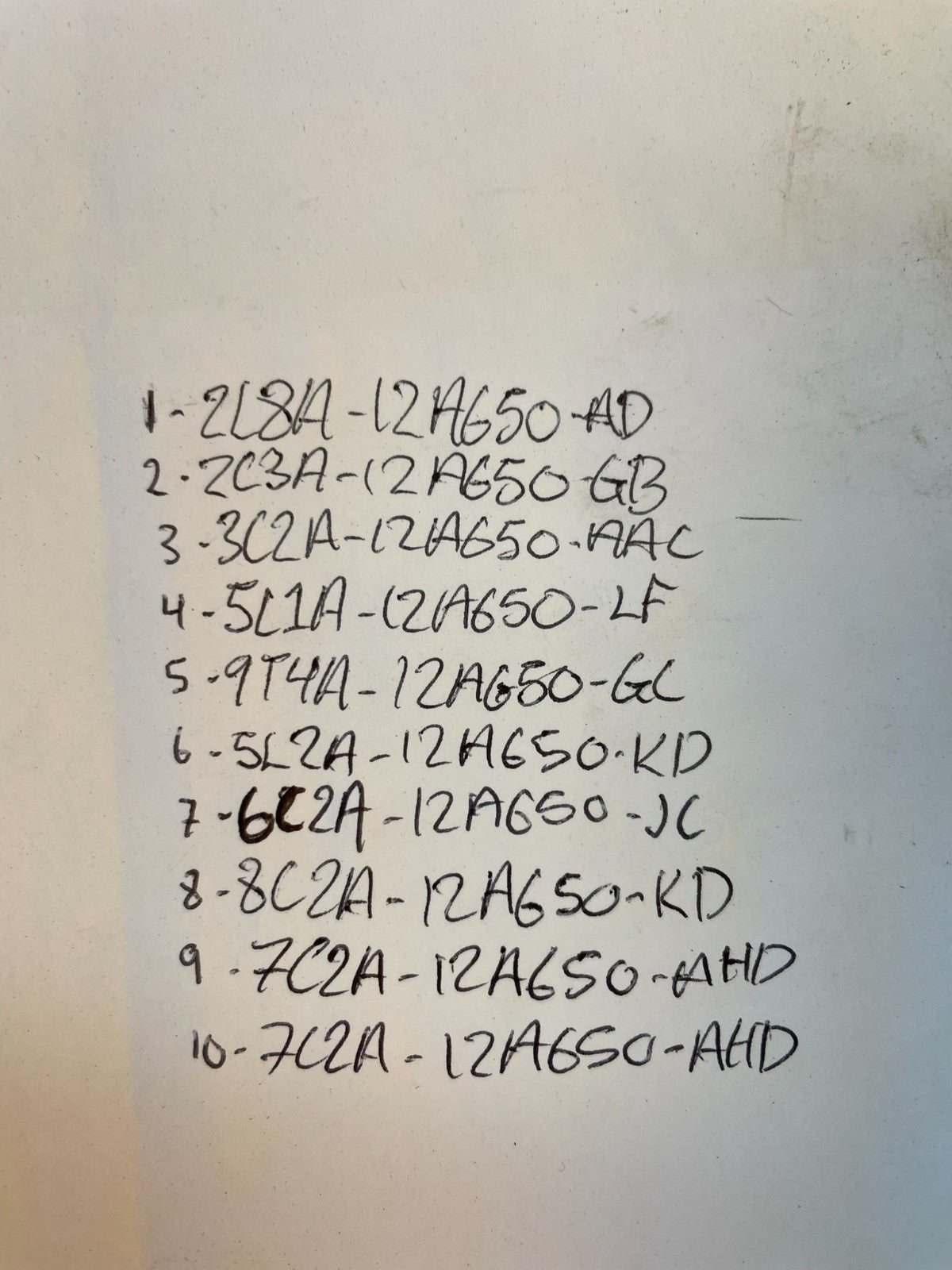 Mix of 10 Ford ECM Engine Computer Module AB78712