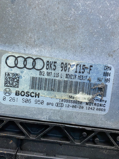 2013 to 2016 Audi A4 2.0L Turbo Engine Computer Ecu Pcm Ecm 8k5907115f AH4603 DG2