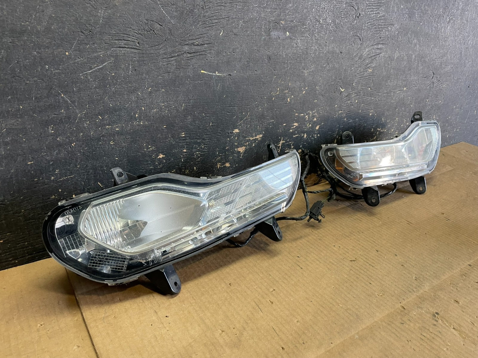 2013-2016 Ford Escape Left+Right Set Side Turn Signal Fog Lights Oem ab2811 DG1
