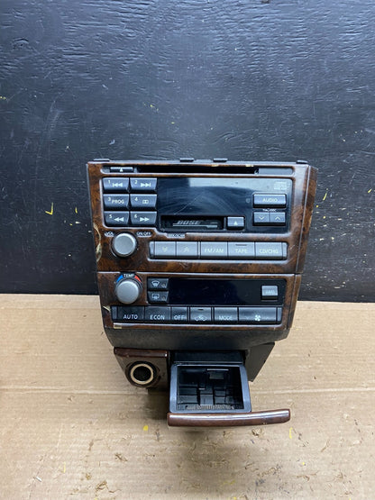 2000 to 2001 Infiniti i30 Bose Radio AM/FM Casette Climate Control x1083 DG1