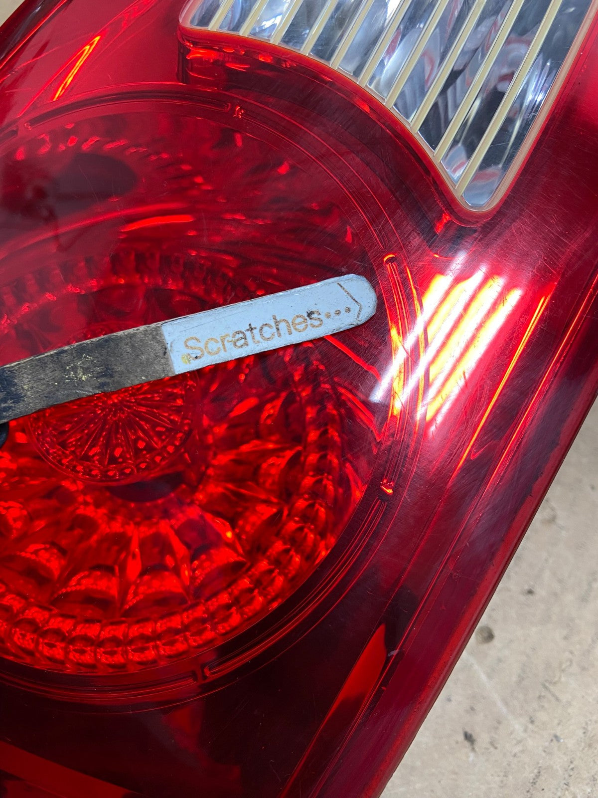 2007 2008 2009 Hyundai Santa Fe Left Driver LH Tail Light Inner AI3278 LK3