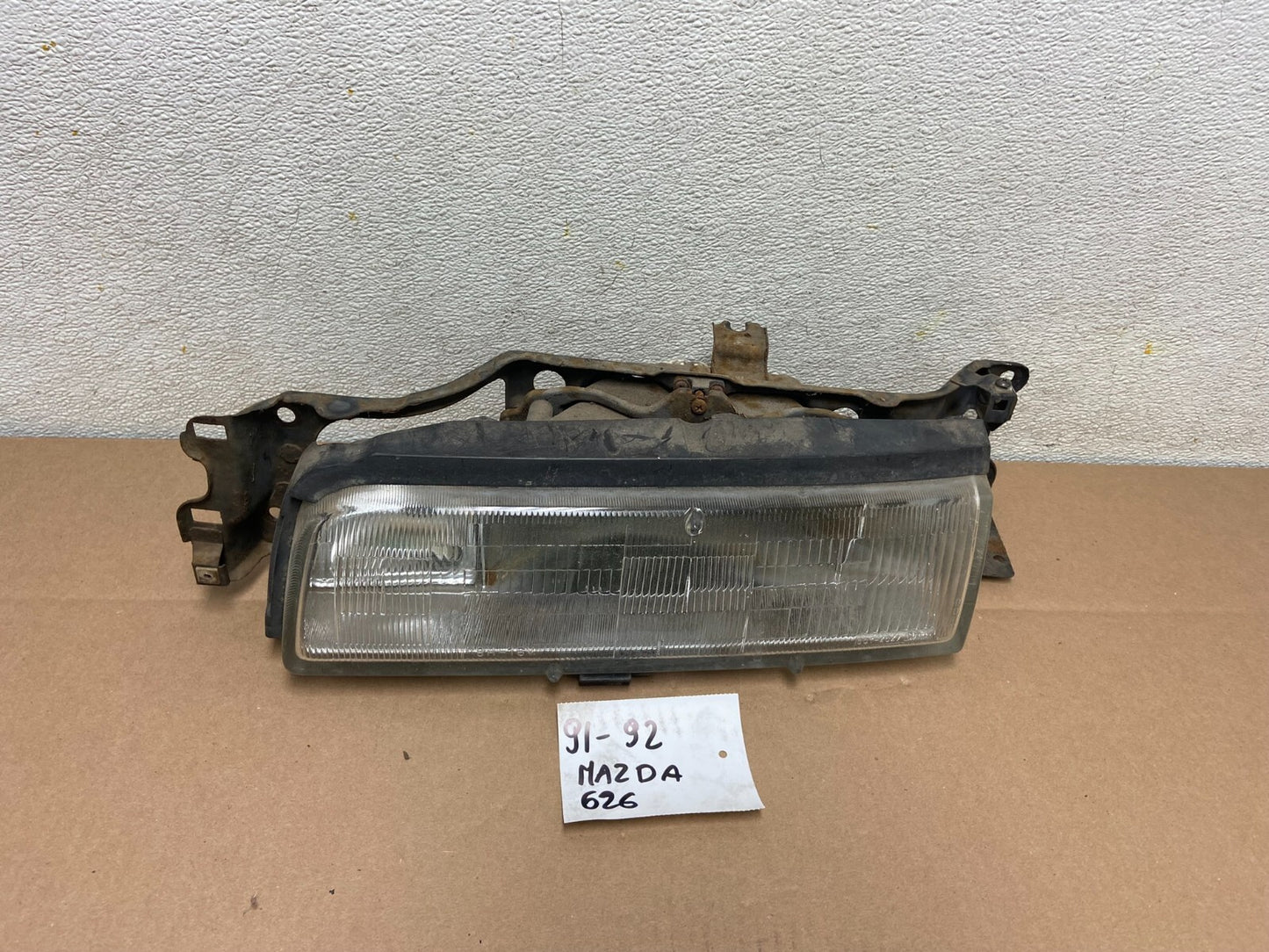1988 to 1992 Mazda 626 Left Driver LH Headlight  Halogen E0860 DG10