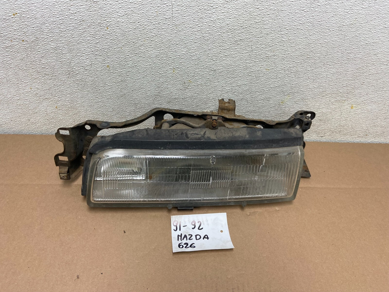 1988 to 1992 Mazda 626 Left Driver LH Headlight  Halogen E0860 DG10