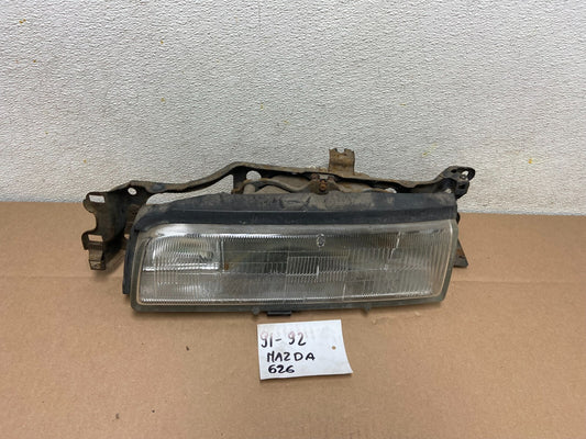 1988 to 1992 Mazda 626 Left Driver LH Headlight  Halogen E0860 DG10