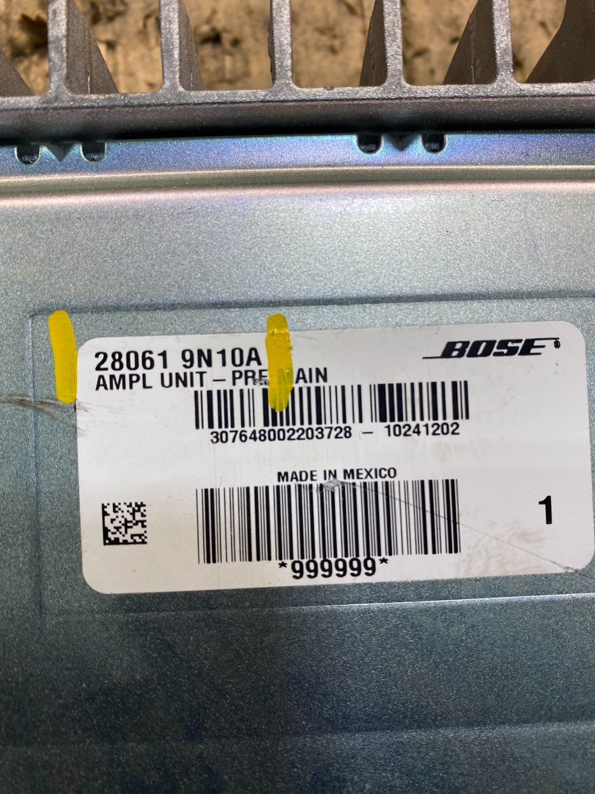 2009 to 2014 Nissan Maxima Radio Audio System Amplifier Module AMP Y1179 DG5