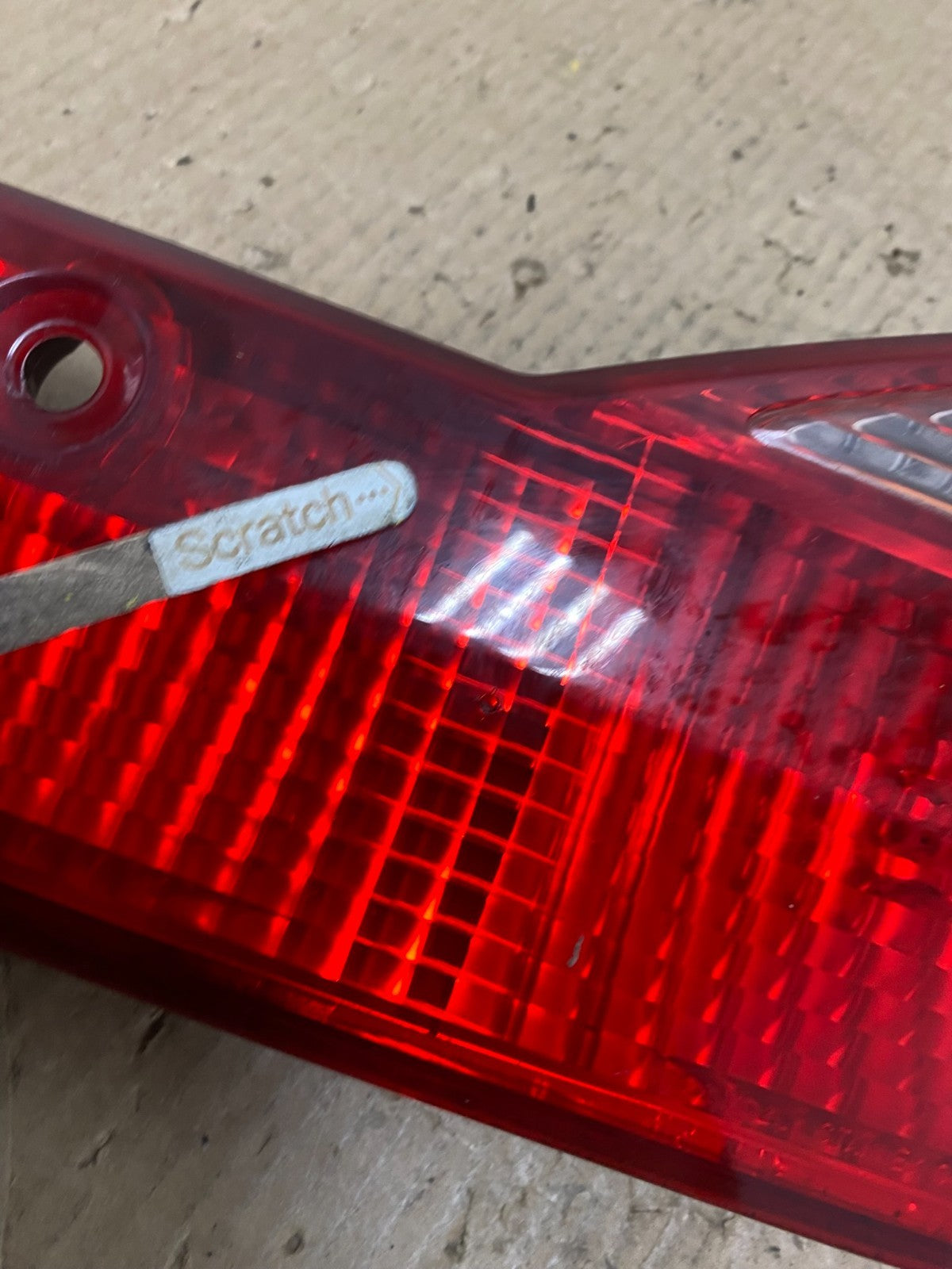 1998 to 2000 Honda Accord Right Passenger Side Inner Tail Light OEM W5529 DW3
