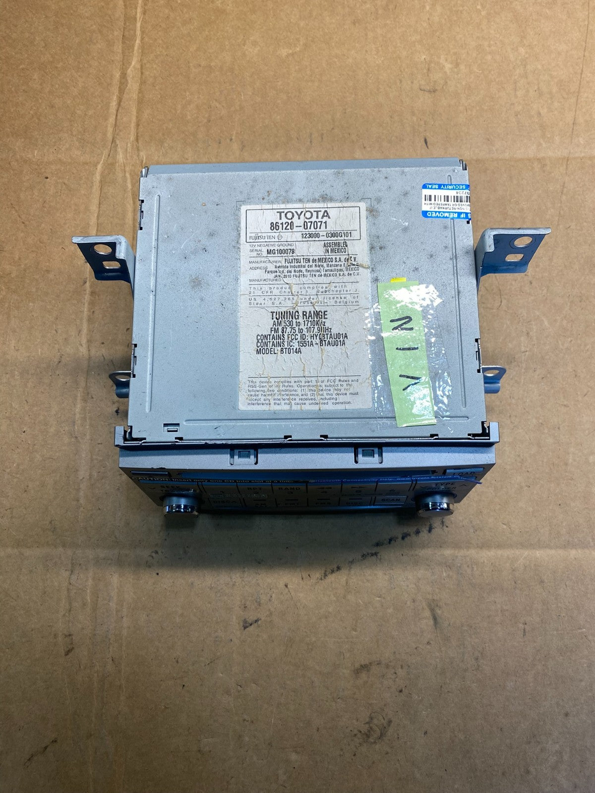 2005 2006 2007 Toyota Avalon AM FM CD Mp3 Radio Receiver AB3673 DG3