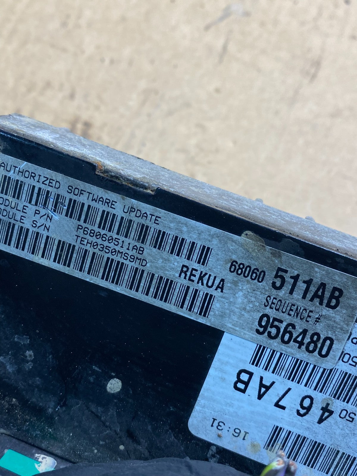 2009 to 2010 Jeep Grand Cherokee Computer Engine Control ECU ECM ah3142 DG2