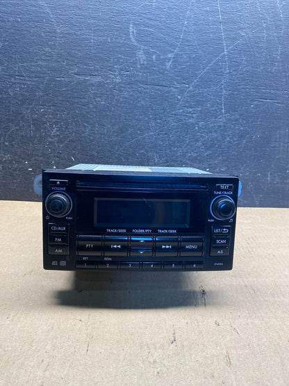 2015 Subaru Forester Am Fm Cd Player Radio Receiver AG3215 MS0