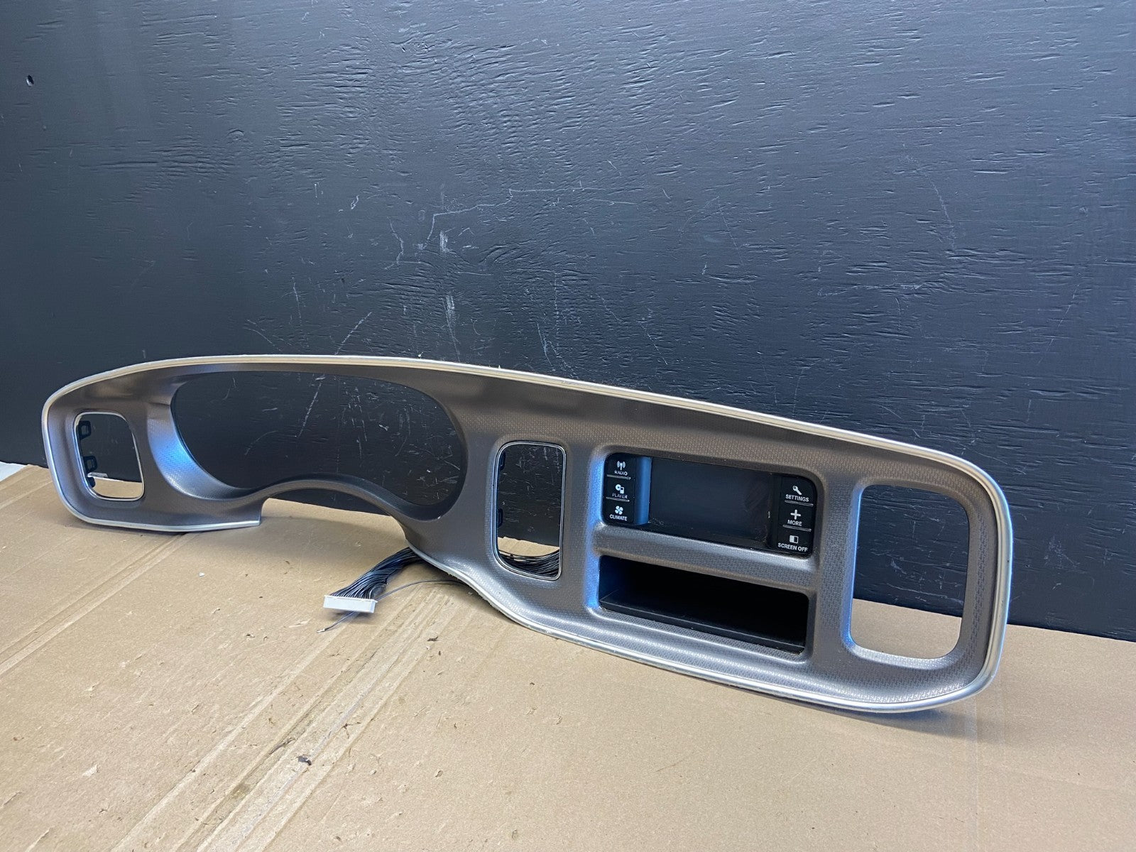 2011-2014 Dodge Charger Cluster Speedometer Radio Bezel Trim OEM AB8872 DG2