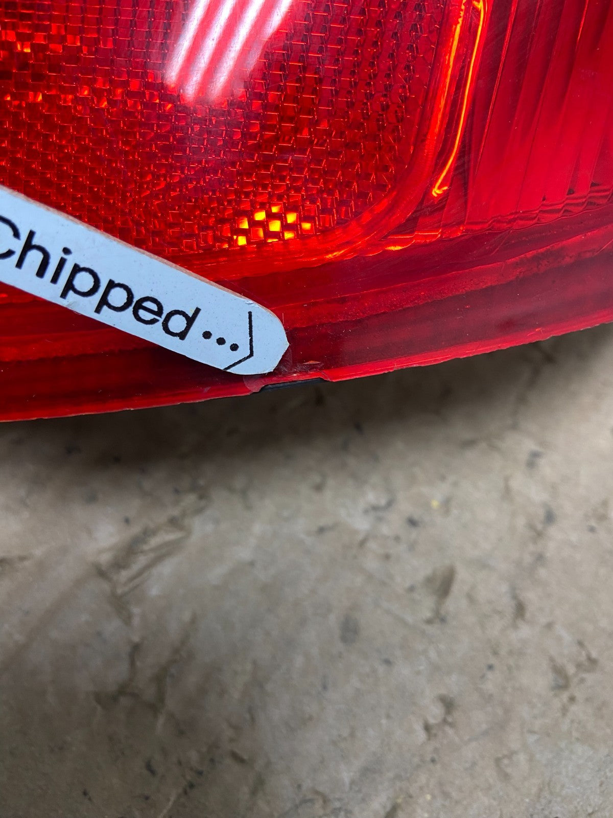 2001 Kia Spectra Right Passenger Side Tail Light AA7116 DG4