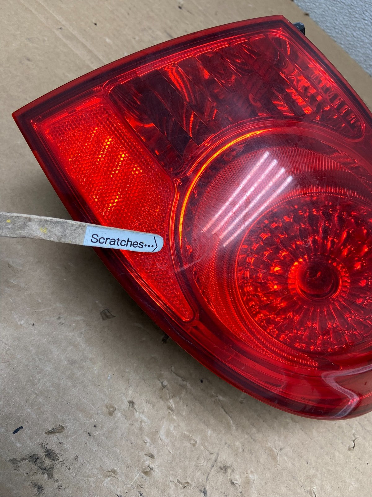 2007 to 2010 Hyundai Elantra Sedan Right Passenger Side Tail Light AB4697 LK3