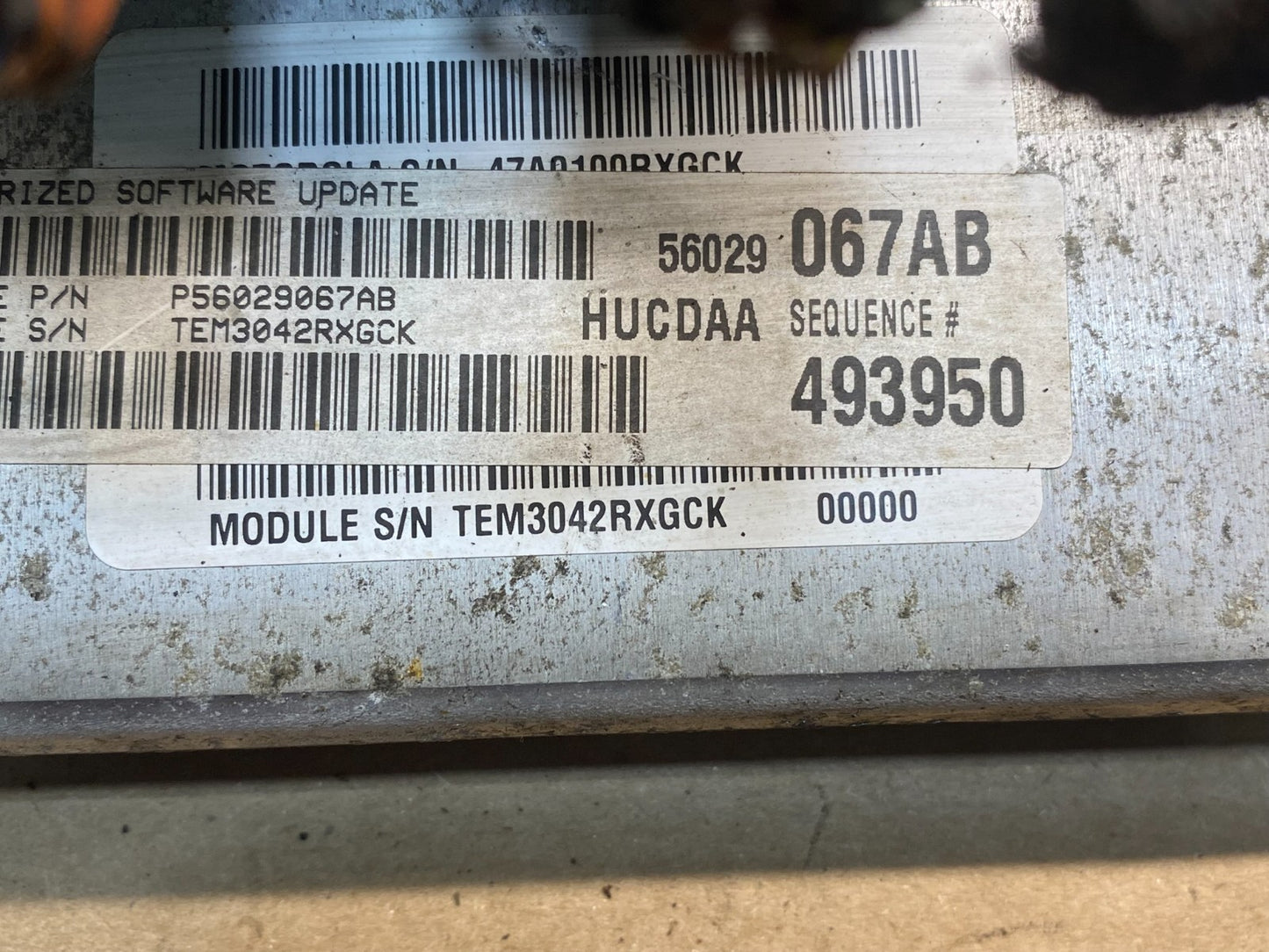 2003 Dodge Ram 5.7L V8 AT Engine Computer Module ECM PCM ECU ag4026 DG2