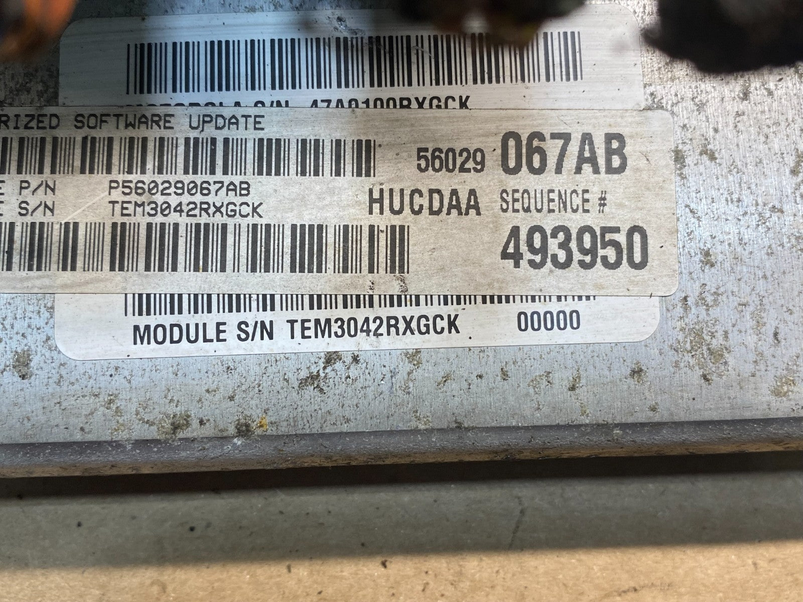 2003 Dodge Ram 5.7L V8 AT Engine Computer Module ECM PCM ECU ag4026 DG2
