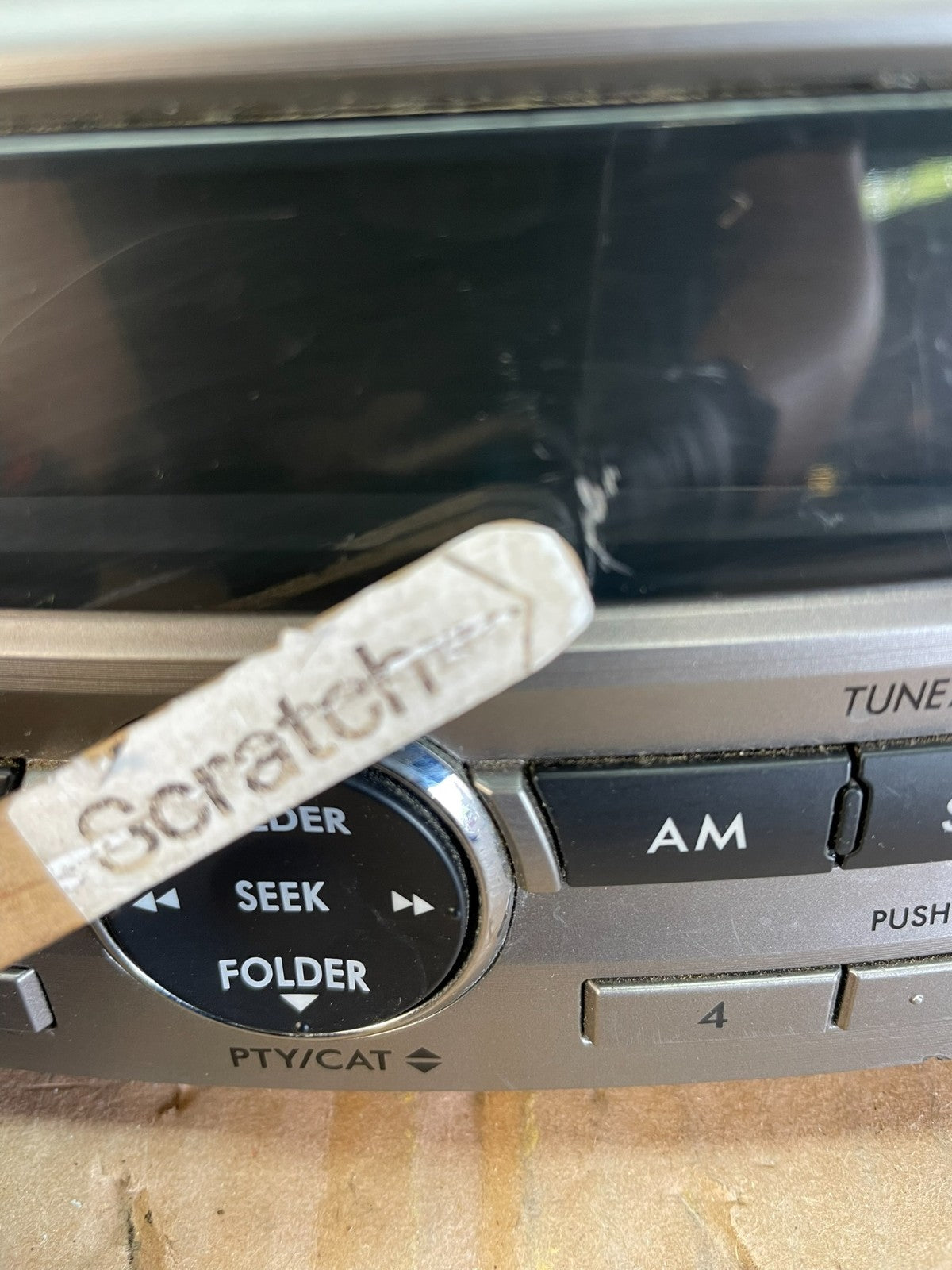 2010 to 2012 Subaru Legacy AM FM CD MP3 Radio Player AD5944 DG1