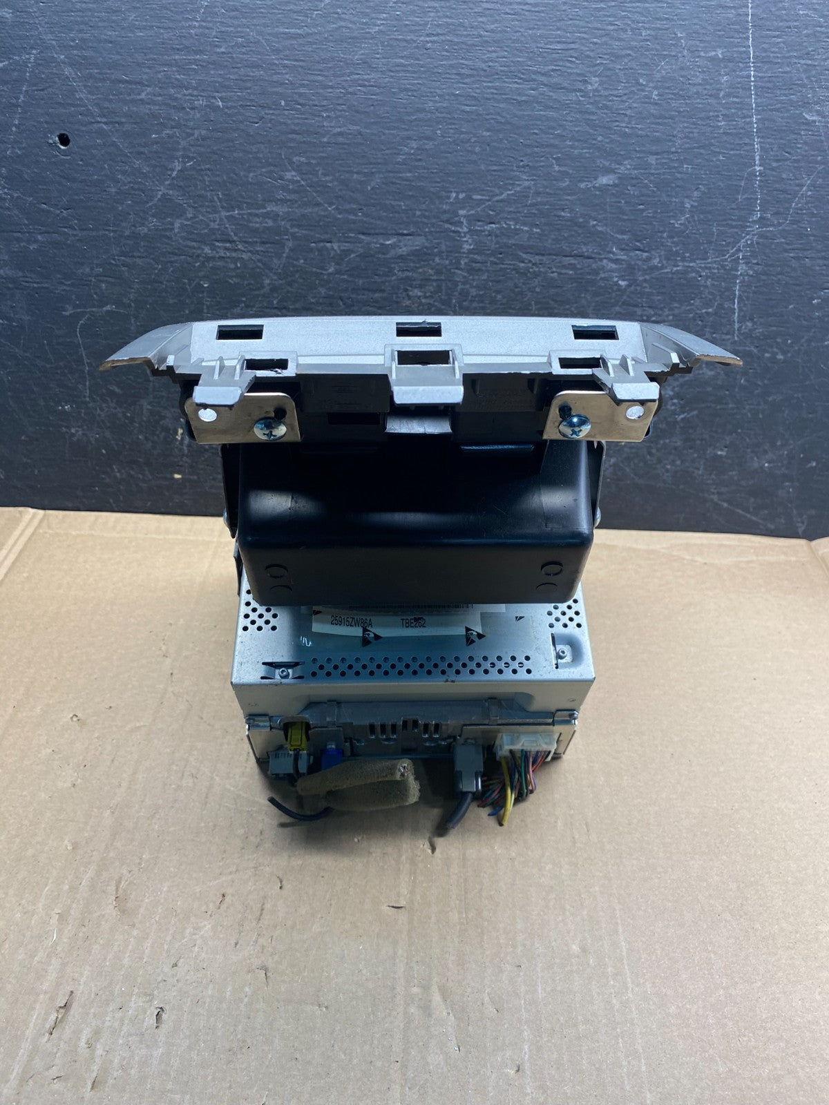 2010-2012 Nissan Sentra Center Dash Radio Bezel Panel Cubby Storage AE7922 DG3