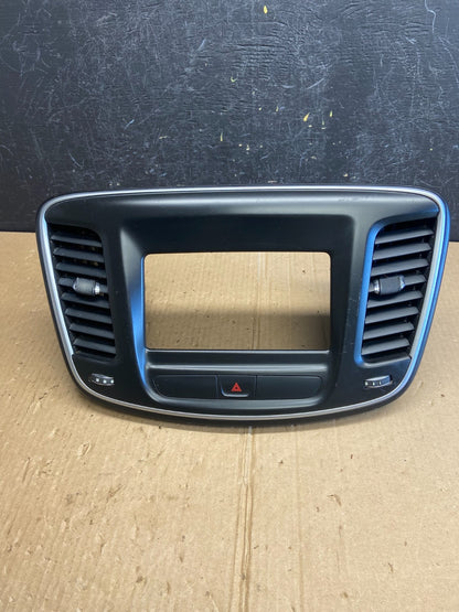 2015 to 2016 Chrysler 200 Radio Dash Bezel Trim Vent Hazard Panel ae3905 DG0