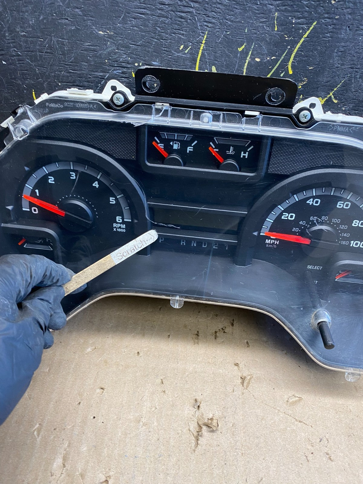 2011 Ford E150 VAN Gauge Speedometer Cluster bc2t-10849-ad AB2101 DG1