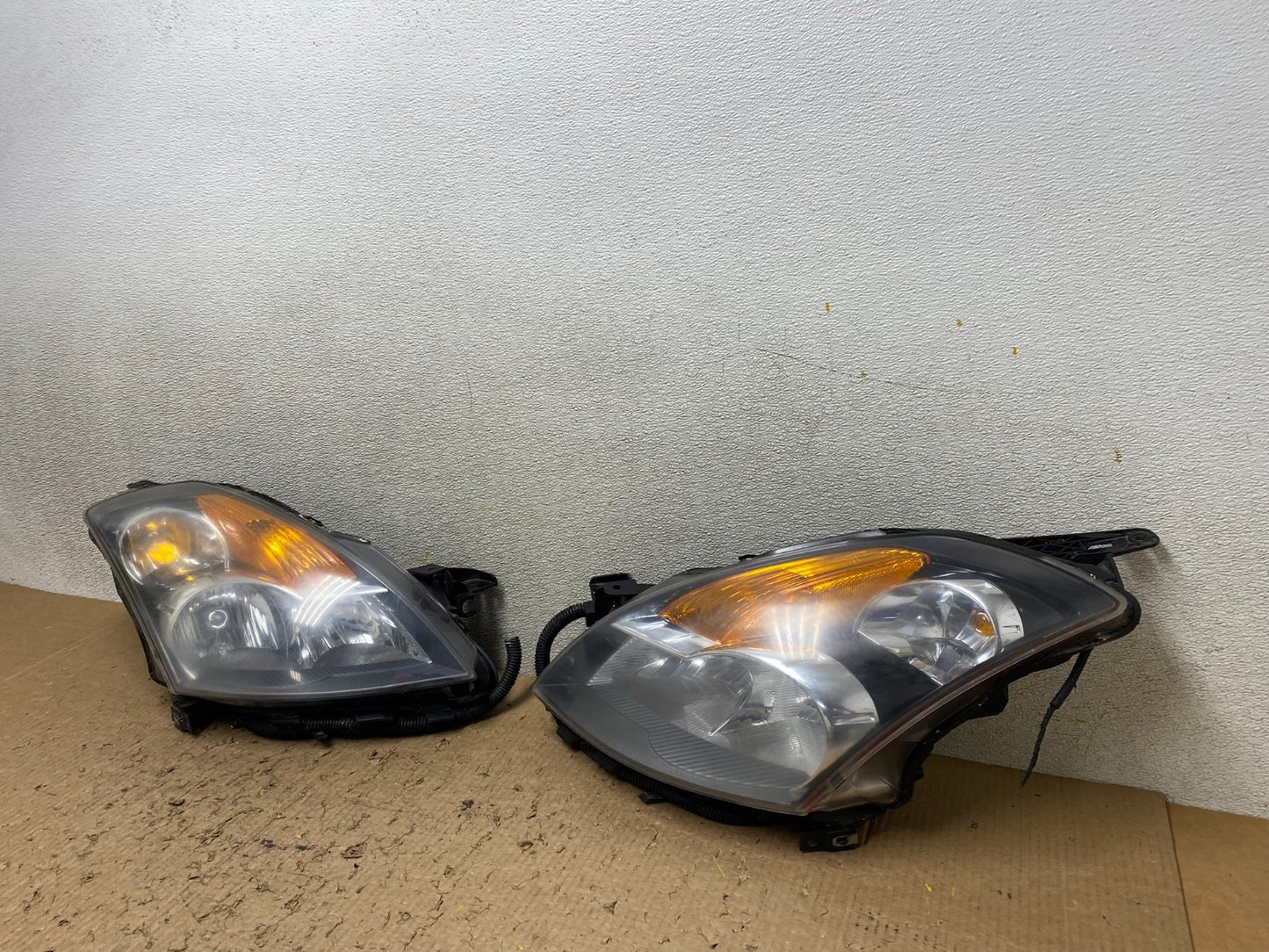 Sedan 2007 2008 2009 Nissan Altima Left+Right Set Headlights W8204 DW1