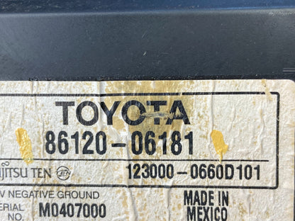 2007 to 2009 Toyota Camry Radio CD Player Climate Control Bezel ah3609 DG9