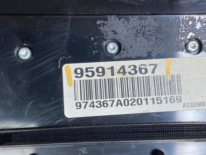 2012 - 2014 Chevrolet Cruze Climate Control A/C Panel OEM Y7892 DG5