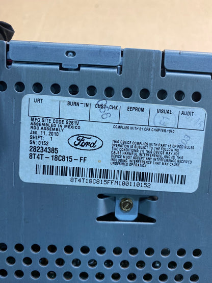 2010 Ford Edge AM FM Radio Stereo Receiver CD Player ai5307 DG6