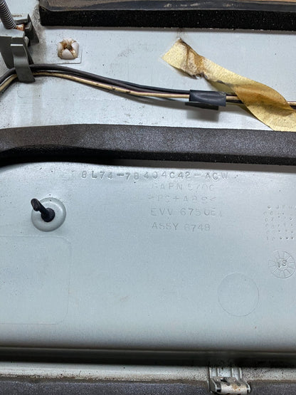 2007 to 2014 Lincoln Navigator Trunk Liftgate License Plate OEM v7000 DG10