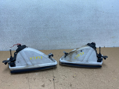 1997 1998 1999 Toyota Camry Left+Right Side Set Halogen Headlights V3833 DW5