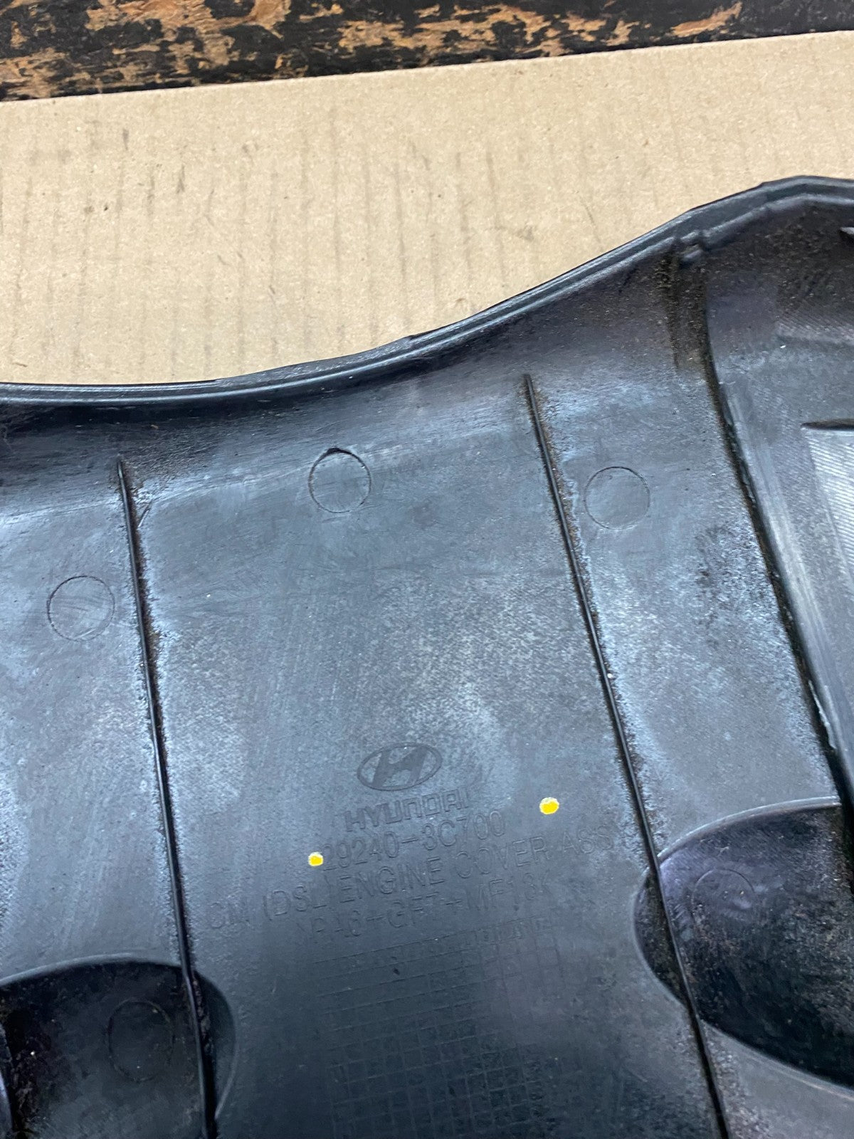 2007 - 2009 Hyundai Santa Fe V6 3.3L Engine Motor Cover u7353 DG8