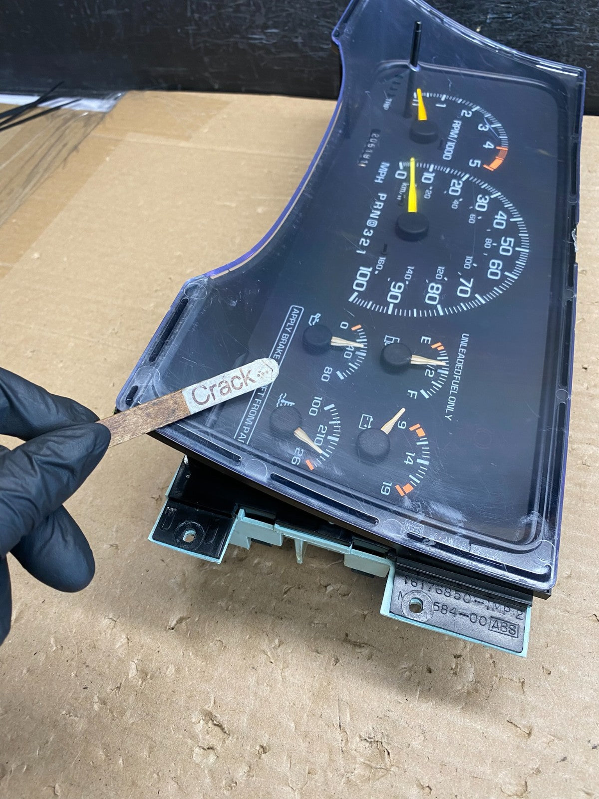 1995 to 1999 Chevrolet Silverado Suburban Cluster Gauge Speedometer AG63593