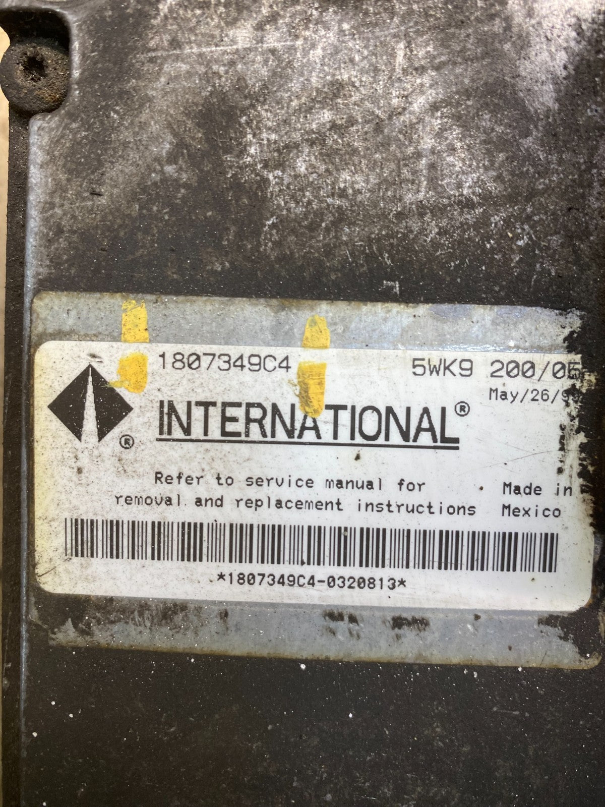 International Navistar Diesel Diesel Engine Computer ECM ECU 1807349c4 AC0821 DG2