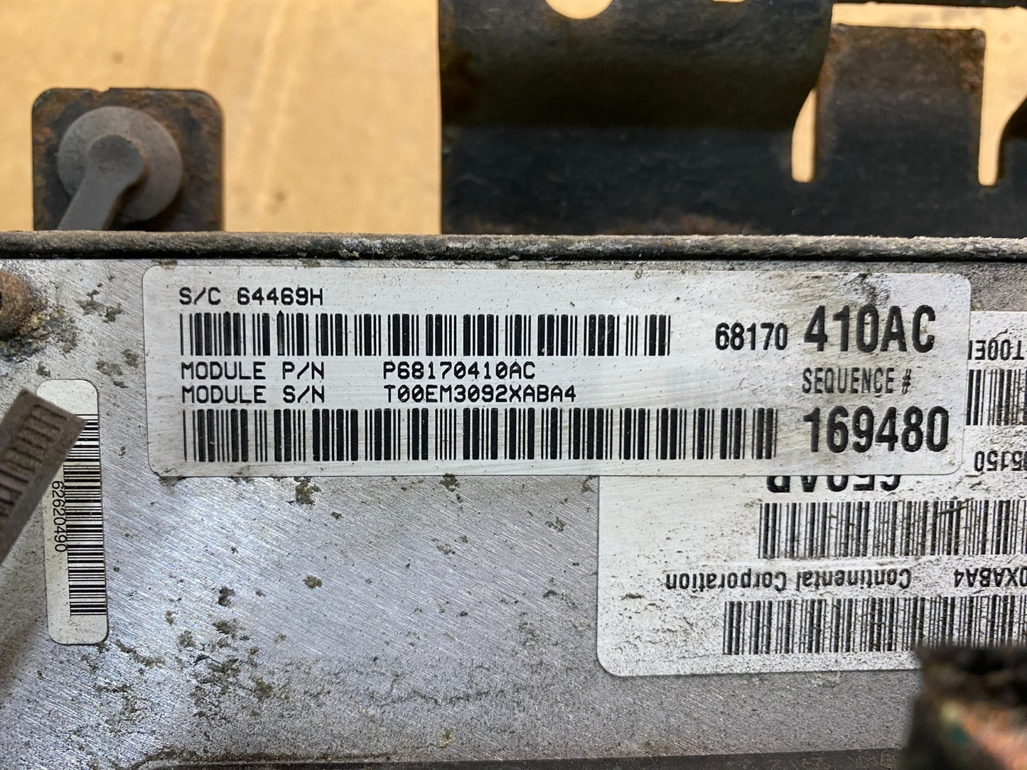2012 2013 Jeep Grand Cherokee 3.6L Engine Computer ECU ECM ab3776 DG2