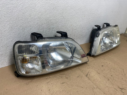 1997 to 2001 Honda CR-V Crv Left+Right Set Chrome Headlights Halogen AG5436 DW1